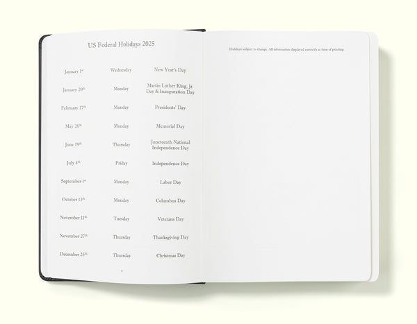 The Executive Journal – 2025 Daily Planner and Diary