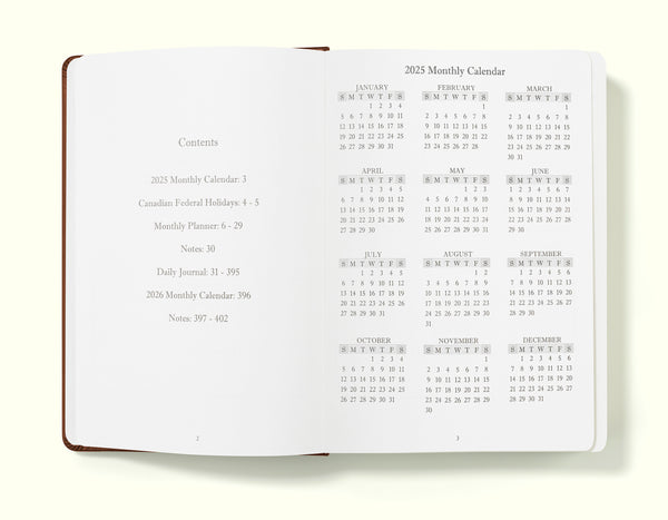 The Executive Journal – 2025 Daily Planner and Diary