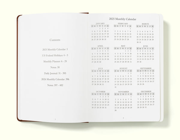 The Executive Journal – 2025 Daily Planner and Diary