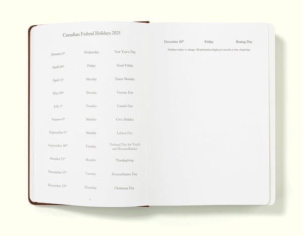 The Executive Journal – 2025 Daily Planner and Diary