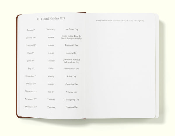 The Executive Journal – 2025 Daily Planner and Diary