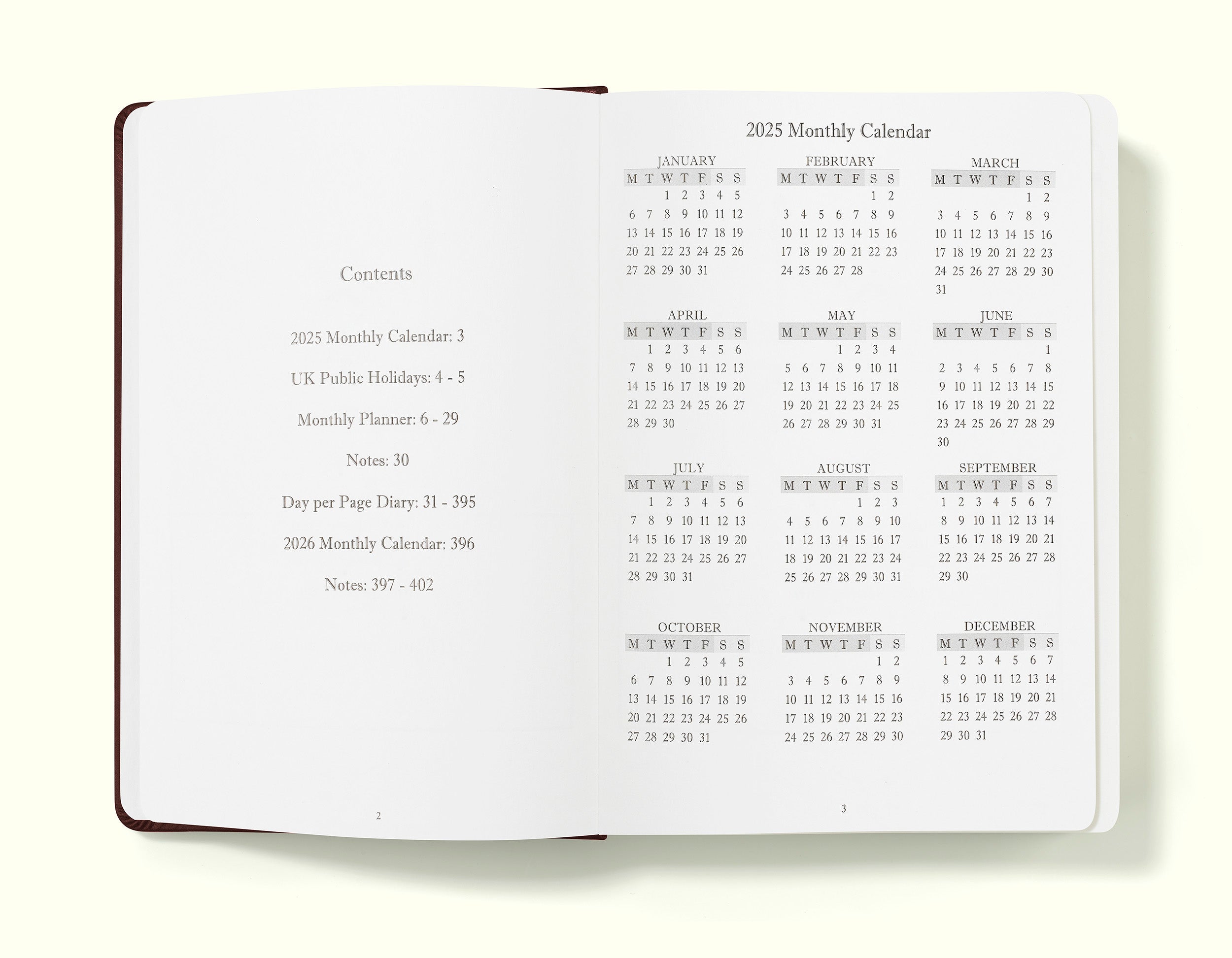 The Executive Journal – 2025 Daily Planner and Diary
