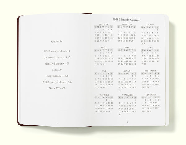 The Executive Journal – 2025 Daily Planner and Diary