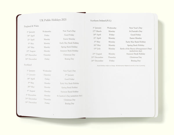 The Executive Journal – 2025 Daily Planner and Diary