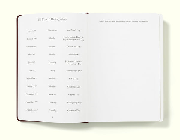 The Executive Journal – 2025 Daily Planner and Diary