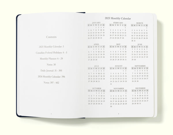 The Executive Journal – 2025 Daily Planner and Diary