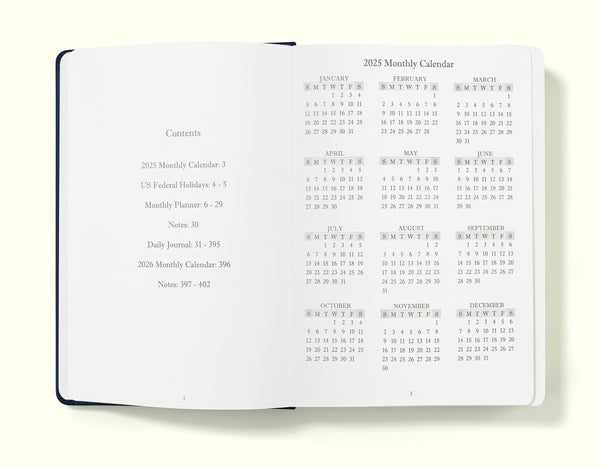 The Executive Journal – 2025 Daily Planner and Diary