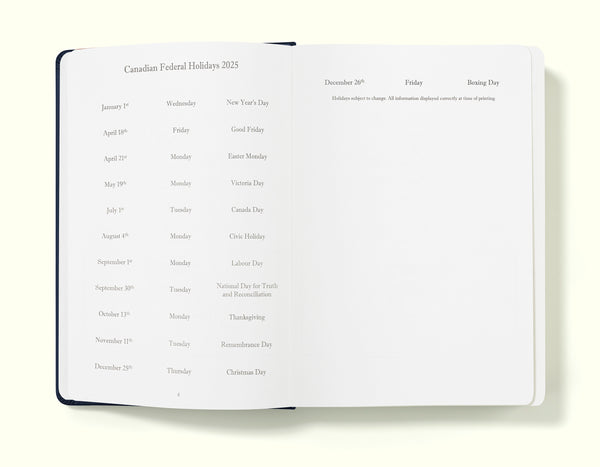 The Executive Journal – 2025 Daily Planner and Diary