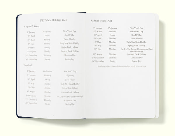 The Executive Journal – 2025 Daily Planner and Diary
