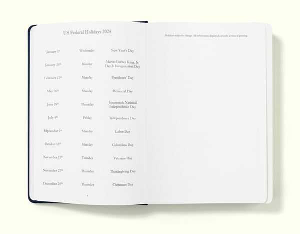 The Executive Journal – 2025 Daily Planner and Diary