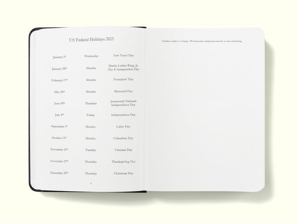 The Executive Journal – 2025 Daily Planner and Diary