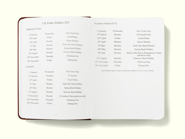 The Executive Journal – 2025 Daily Planner and Diary