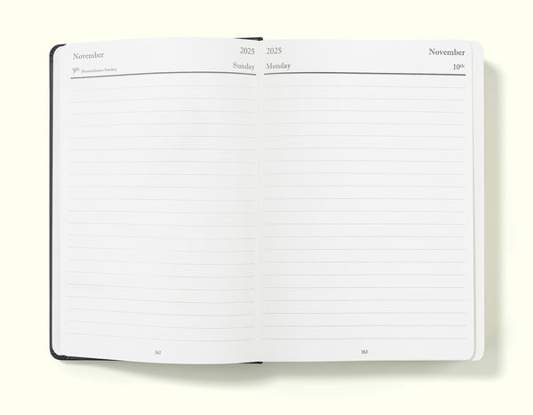 Executive Mid-Year Day Per Page Journal - July 2025 to June 2026 - Daily Diary Planner