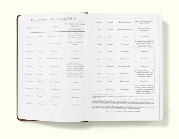 Executive Mid-Year Day Per Page Journal - July 2025 to June 2026 - Daily Diary Planner