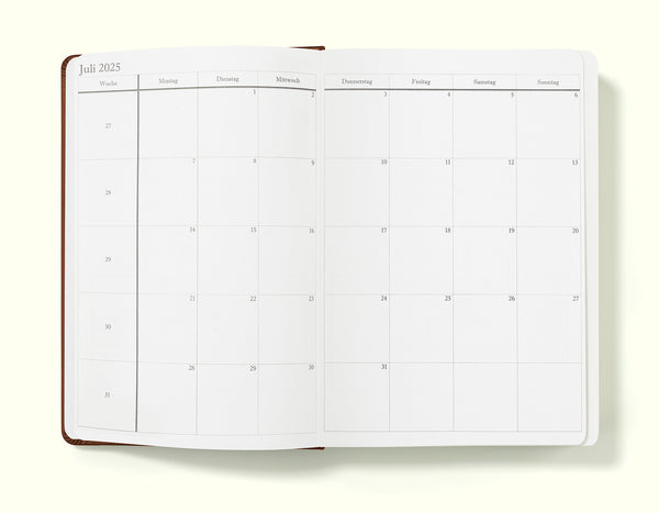 Executive Mid-Year Day Per Page Journal - July 2025 to June 2026 - Daily Diary Planner