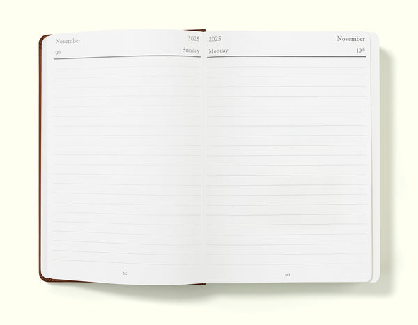 Executive Mid-Year Day Per Page Journal - July 2025 to June 2026 - Daily Diary Planner