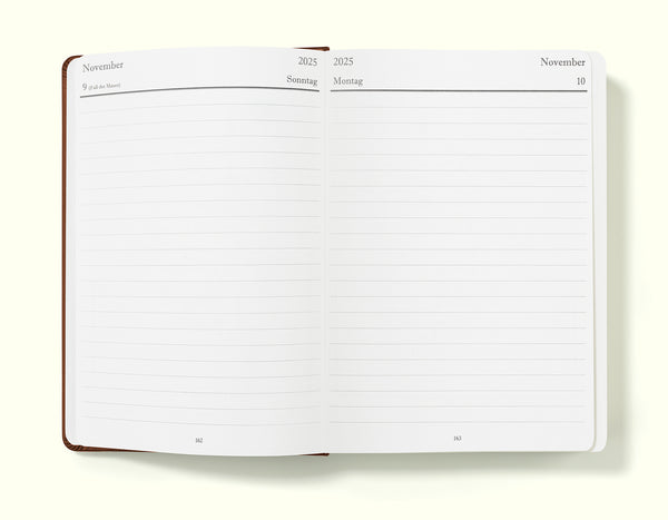 Executive Mid-Year Day Per Page Journal - July 2025 to June 2026 - Daily Diary Planner