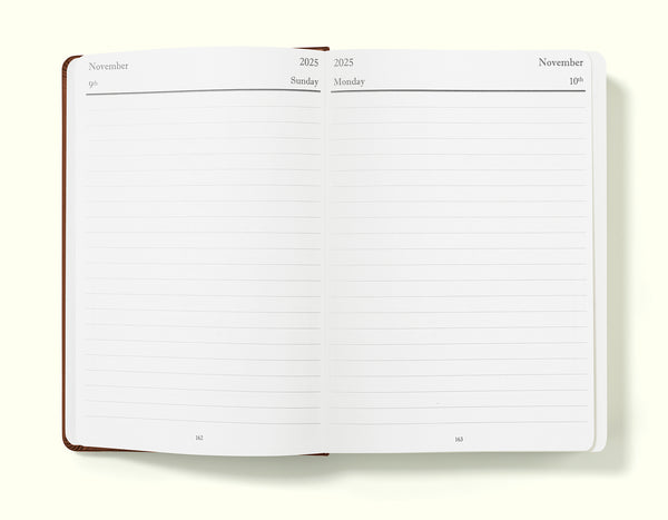 Executive Mid-Year Day Per Page Journal - July 2025 to June 2026 - Daily Diary Planner