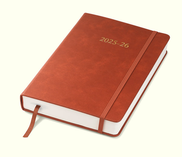 Executive Mid-Year Day Per Page Journal - July 2025 to June 2026 - Daily Diary Planner