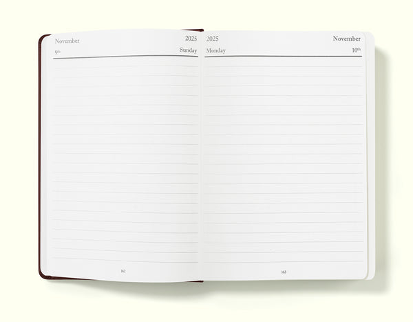 Executive Mid-Year Day Per Page Journal - July 2025 to June 2026 - Daily Diary Planner