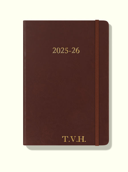 Executive Mid-Year Day Per Page Journal - July 2025 to June 2026 - Daily Diary Planner