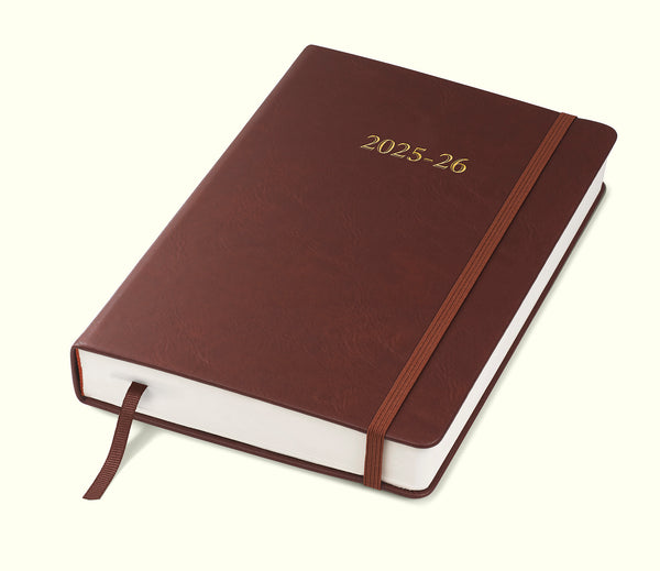 Executive Mid-Year Day Per Page Journal - July 2025 to June 2026 - Daily Diary Planner