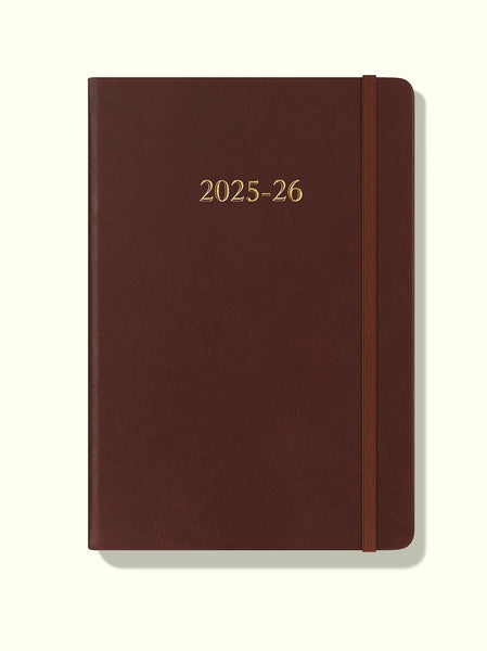 Executive Mid-Year Day Per Page Journal - July 2025 to June 2026 - Daily Diary Planner