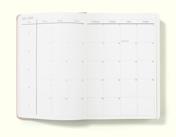 Executive Mid-Year Day Per Page Journal - July 2025 to June 2026 - Daily Diary Planner