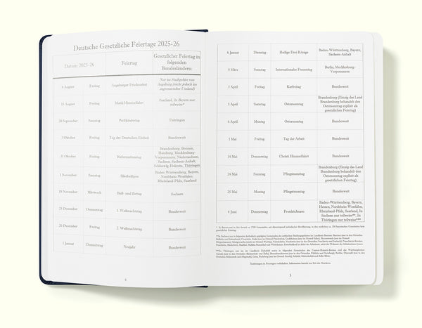 Executive Mid-Year Day Per Page Journal - July 2025 to June 2026 - Daily Diary Planner