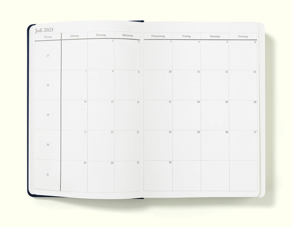 Executive Mid-Year Day Per Page Journal - July 2025 to June 2026 - Daily Diary Planner