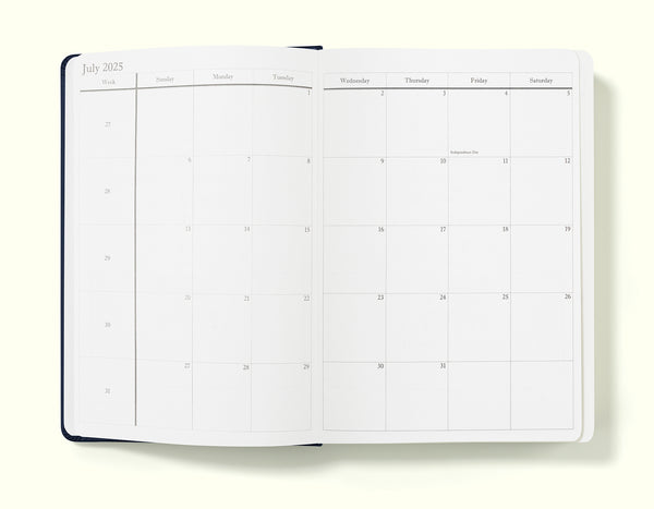 Executive Mid-Year Day Per Page Journal - July 2025 to June 2026 - Daily Diary Planner