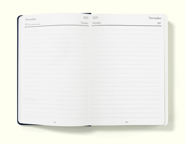 Executive Mid-Year Day Per Page Journal - July 2025 to June 2026 - Daily Diary Planner