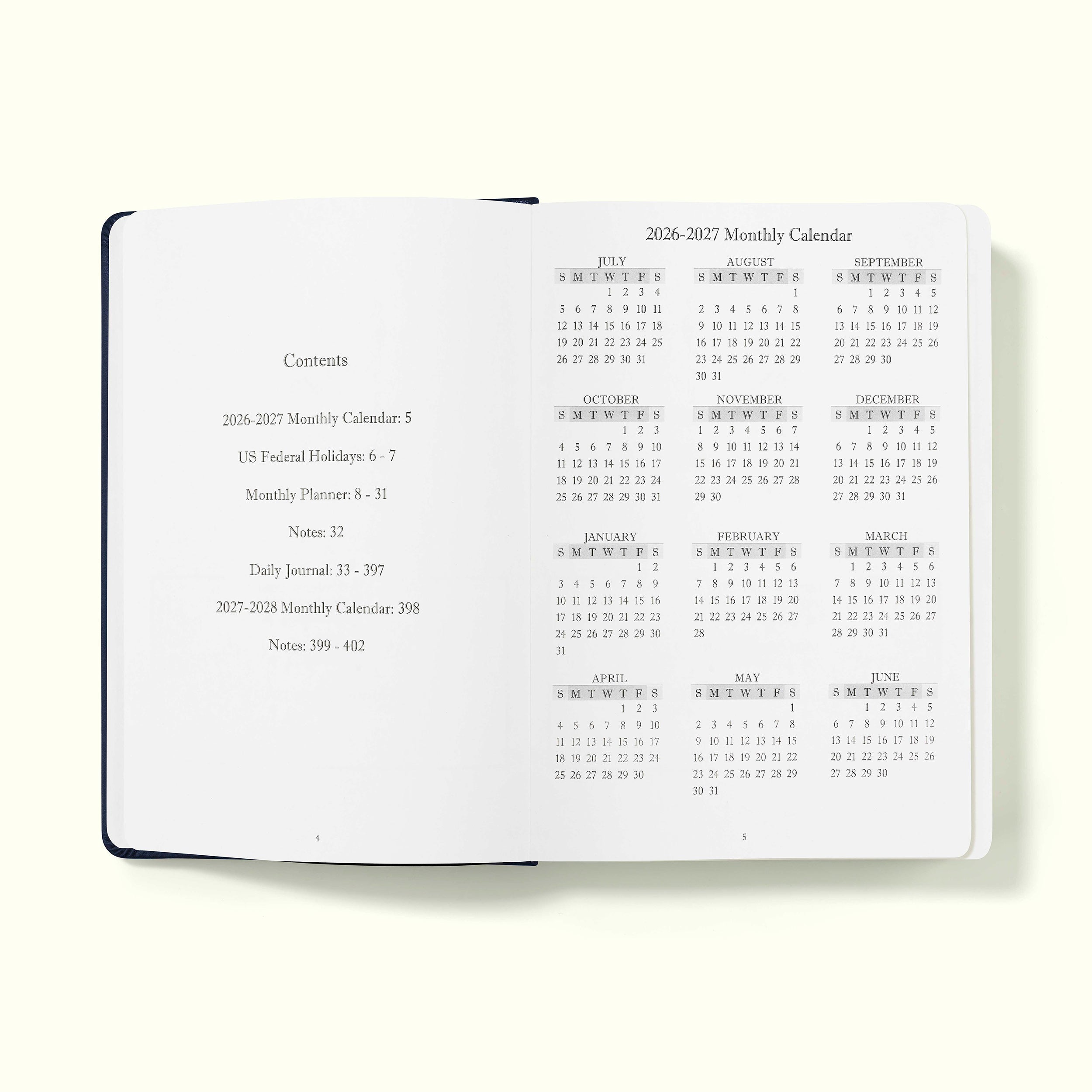 The Executive Journal - Mid-Year Edition - July 2026 to June 2027 – with US Public Holidays