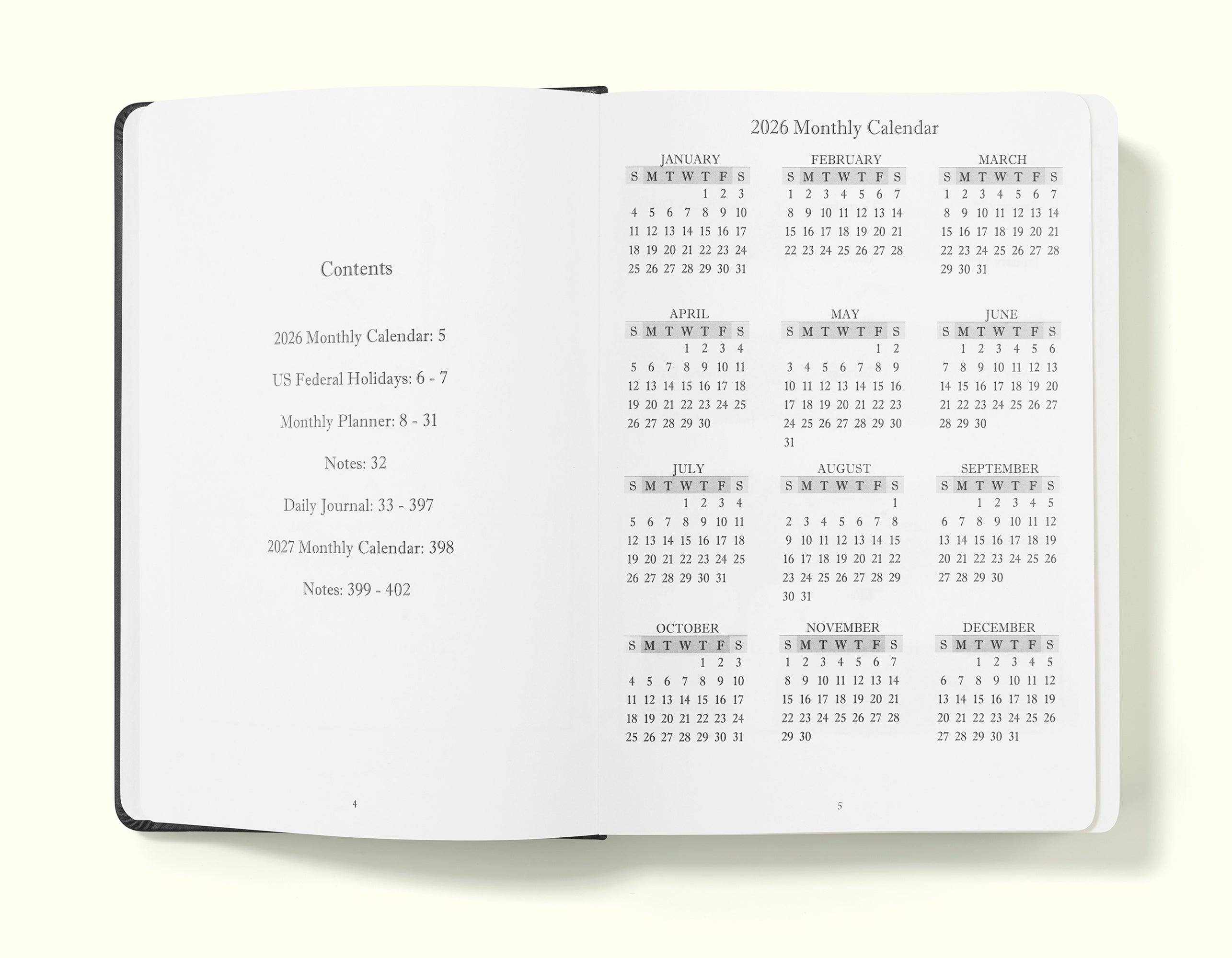 The Executive Journal – Tagesplaner und Tagebuch 2025