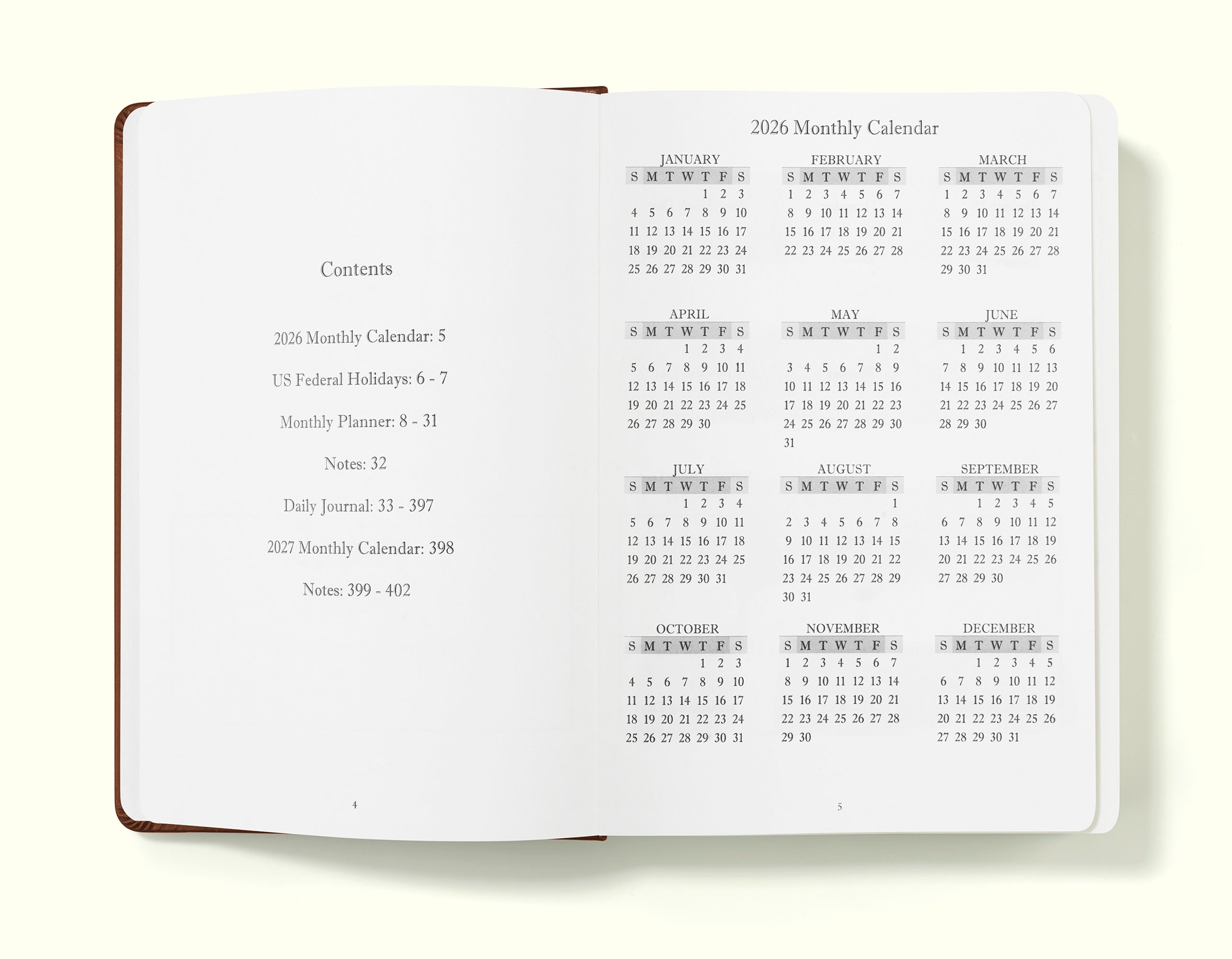 The Executive Journal – Tagesplaner und Tagebuch 2025