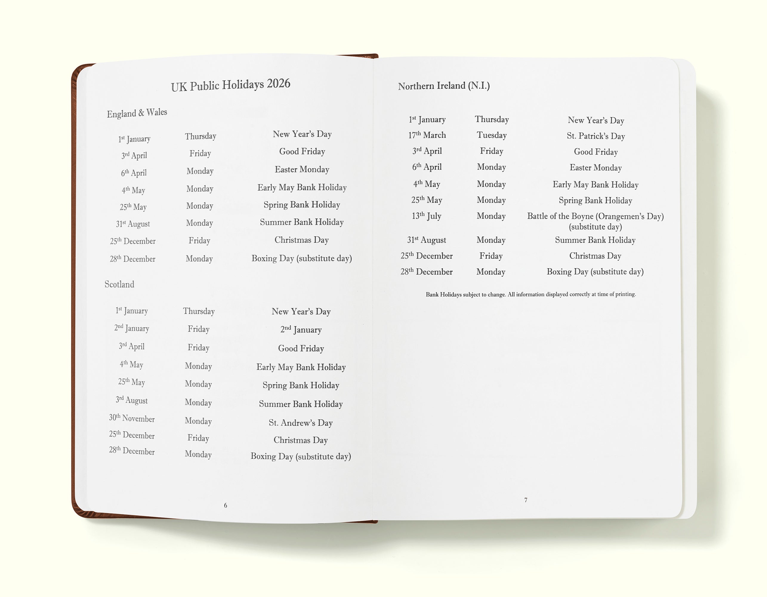 The Executive Journal – Tagesplaner und Tagebuch 2025