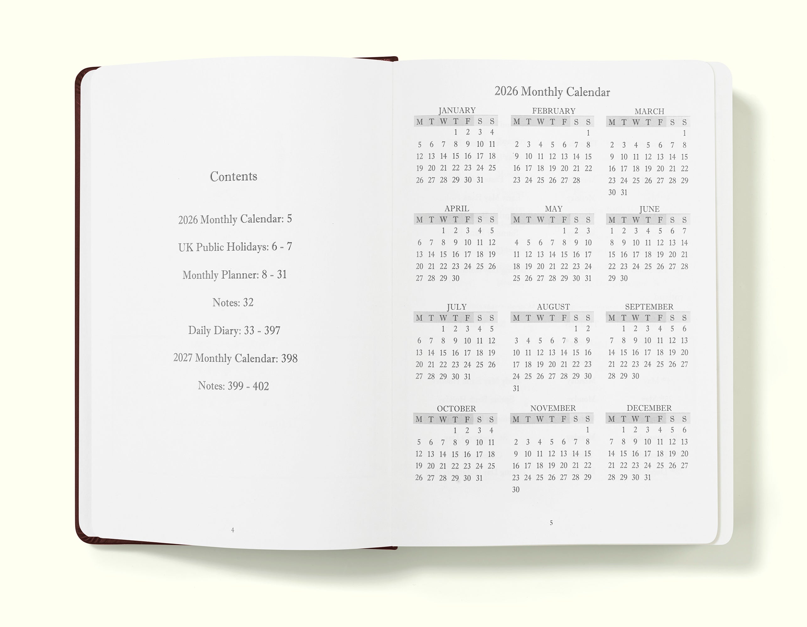 The Executive Journal – Tagesplaner und Tagebuch 2025