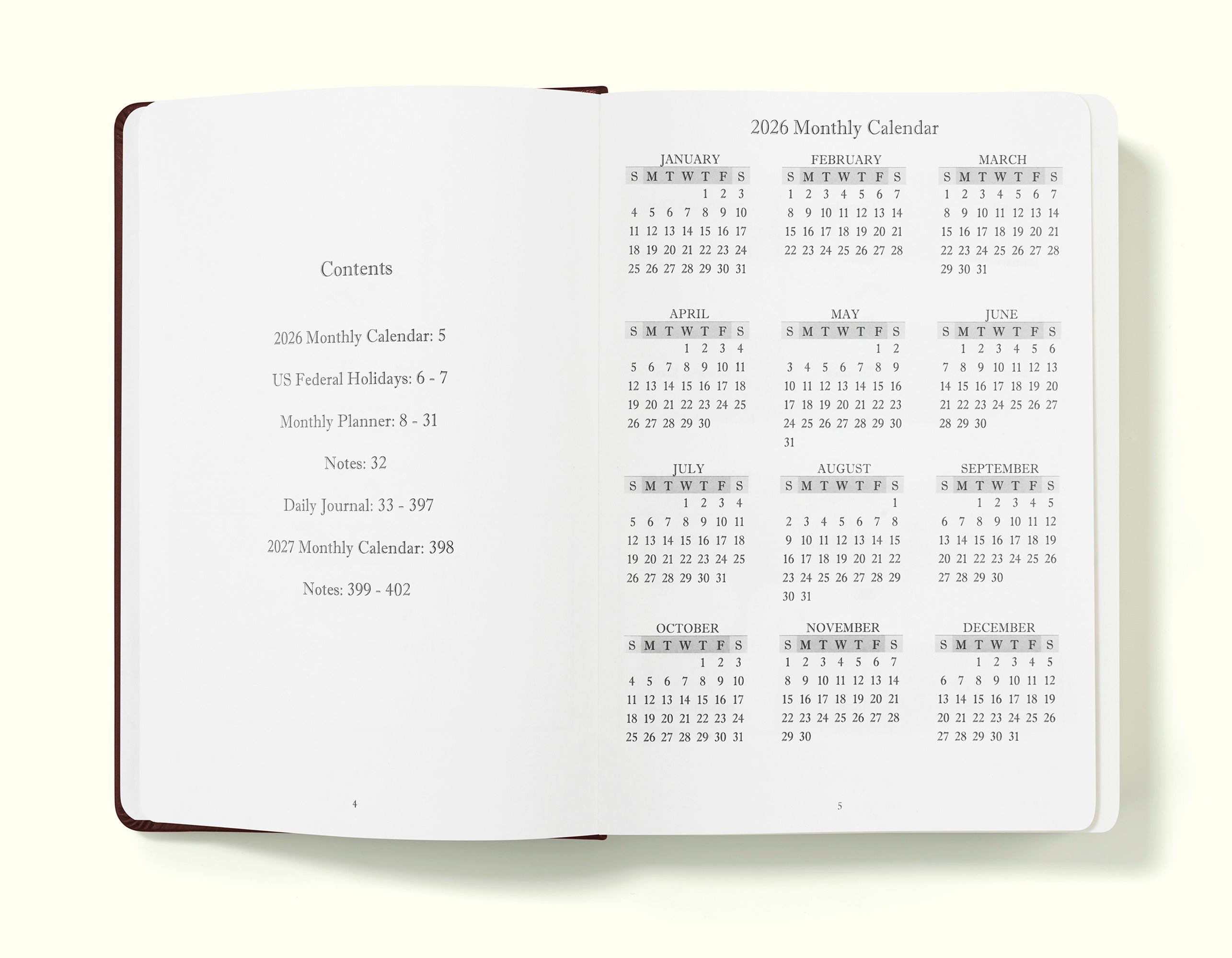 The Executive Journal – Tagesplaner und Tagebuch 2025