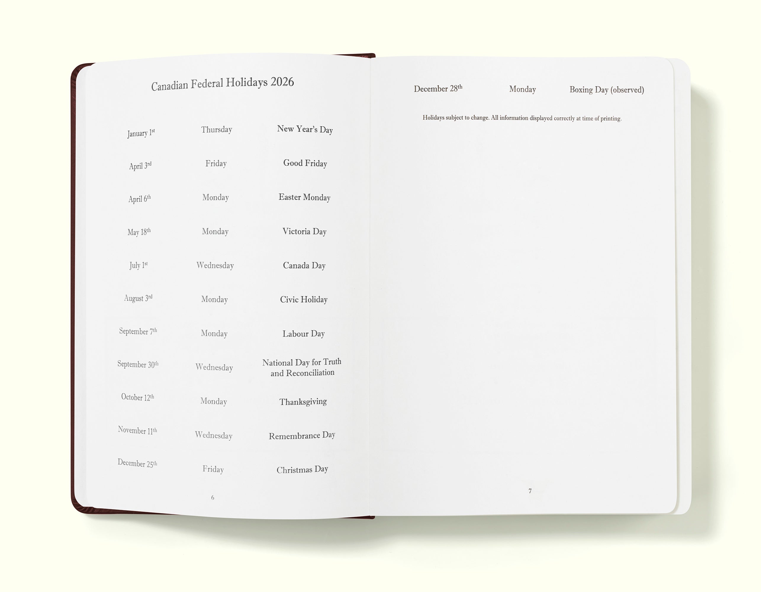 The Executive Journal – Tagesplaner und Tagebuch 2025