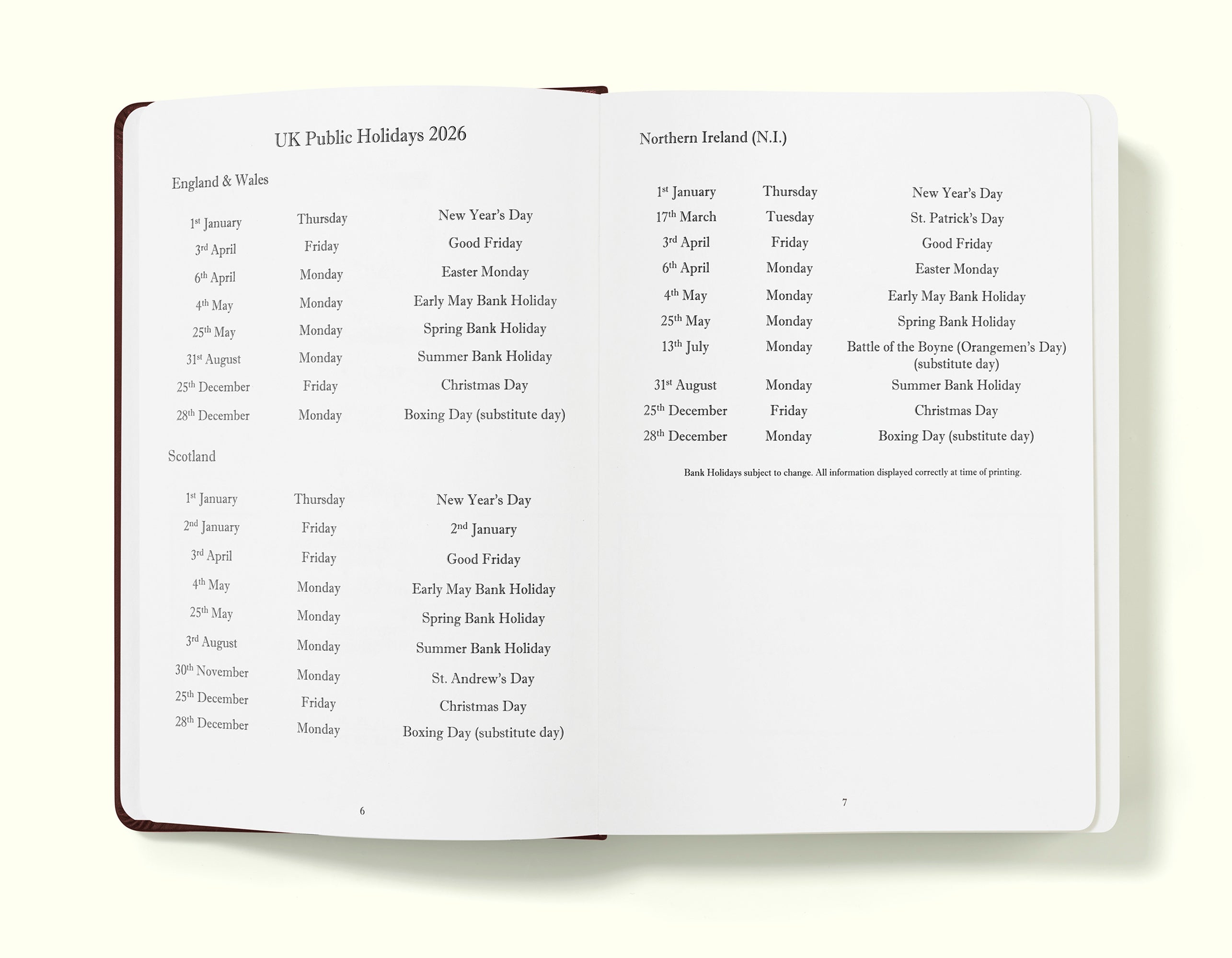 The Executive Journal – Tagesplaner und Tagebuch 2025
