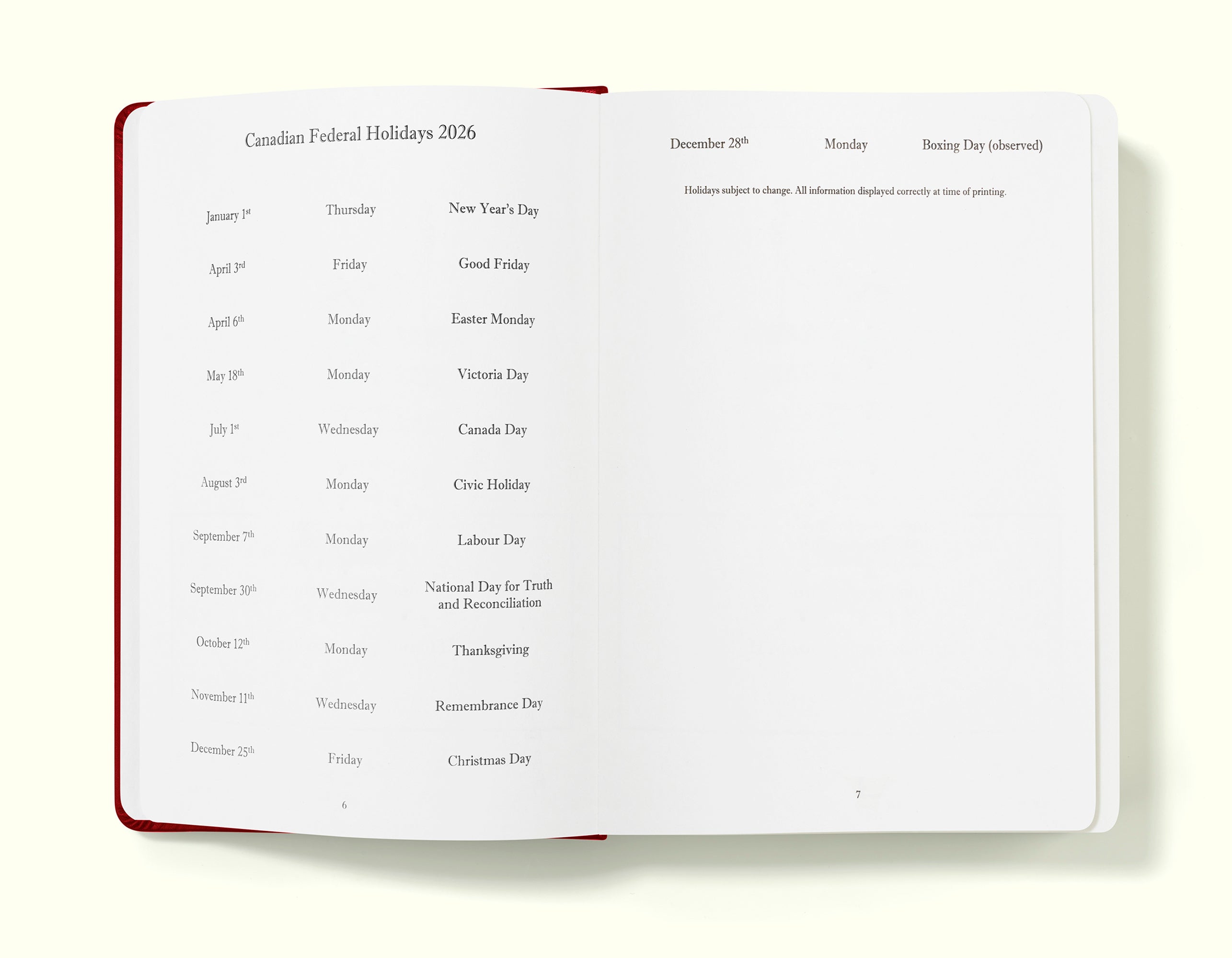The Executive Journal – Tagesplaner und Tagebuch 2025