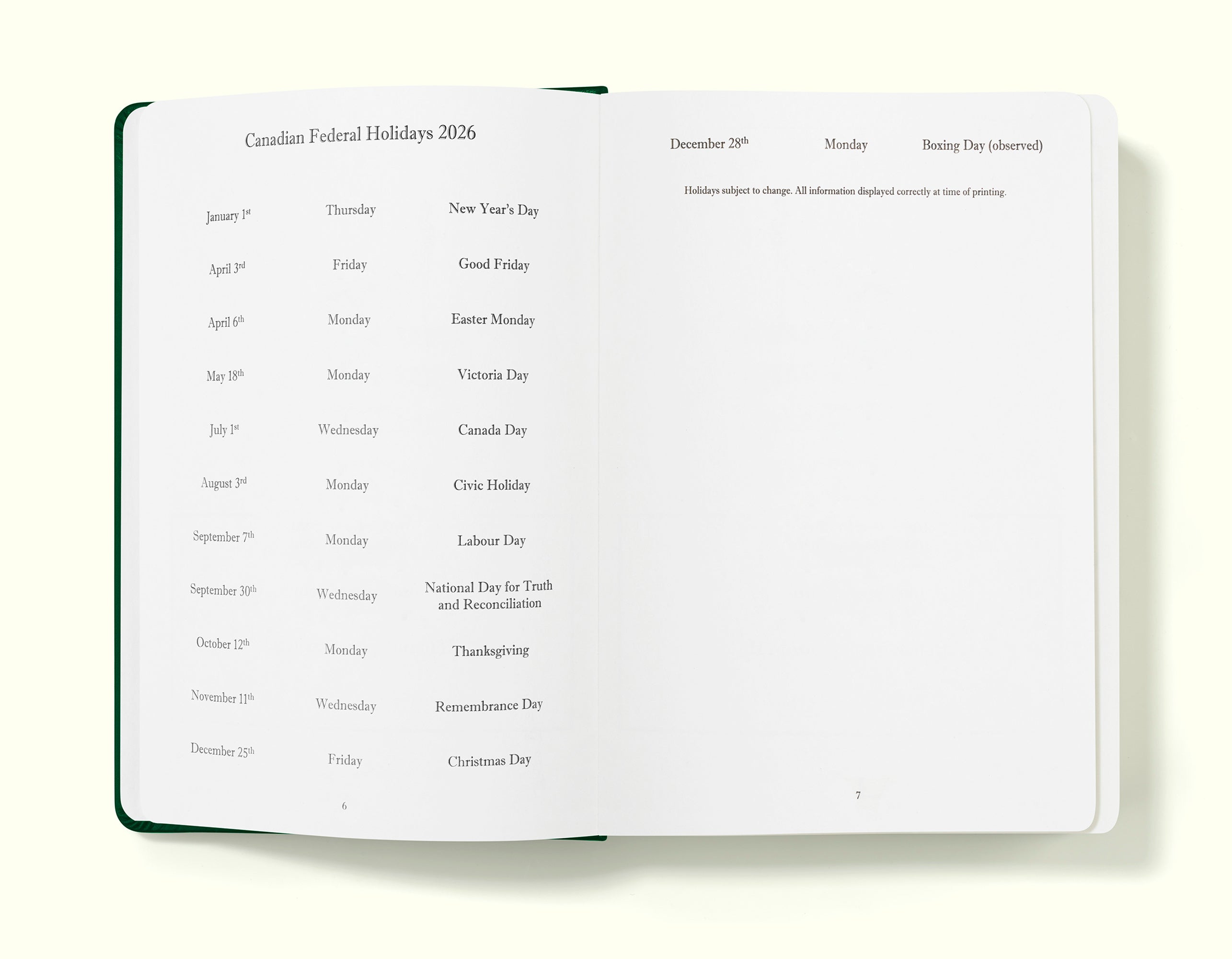 The Executive Journal – Tagesplaner und Tagebuch 2025