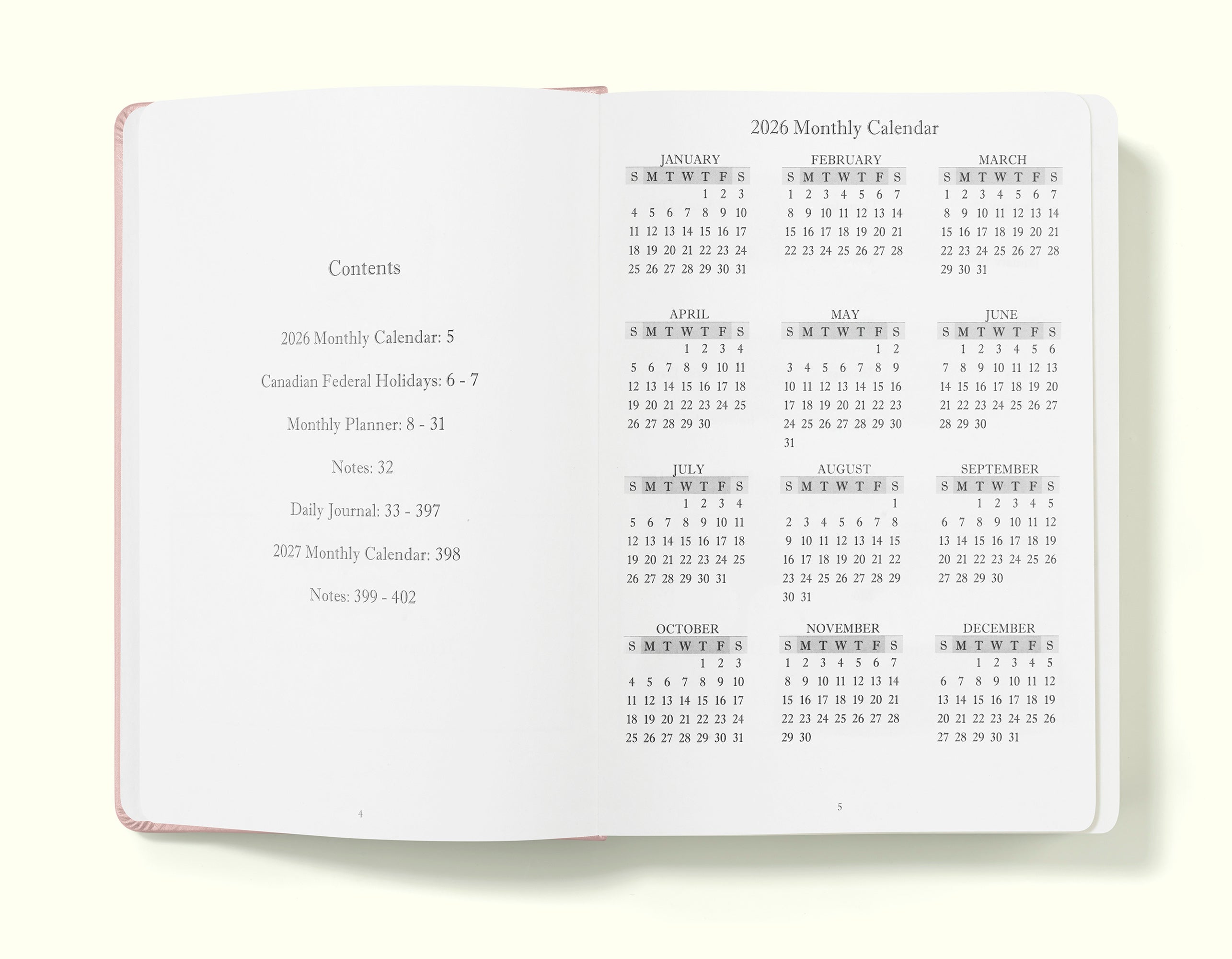 The Executive Journal – Tagesplaner und Tagebuch 2025