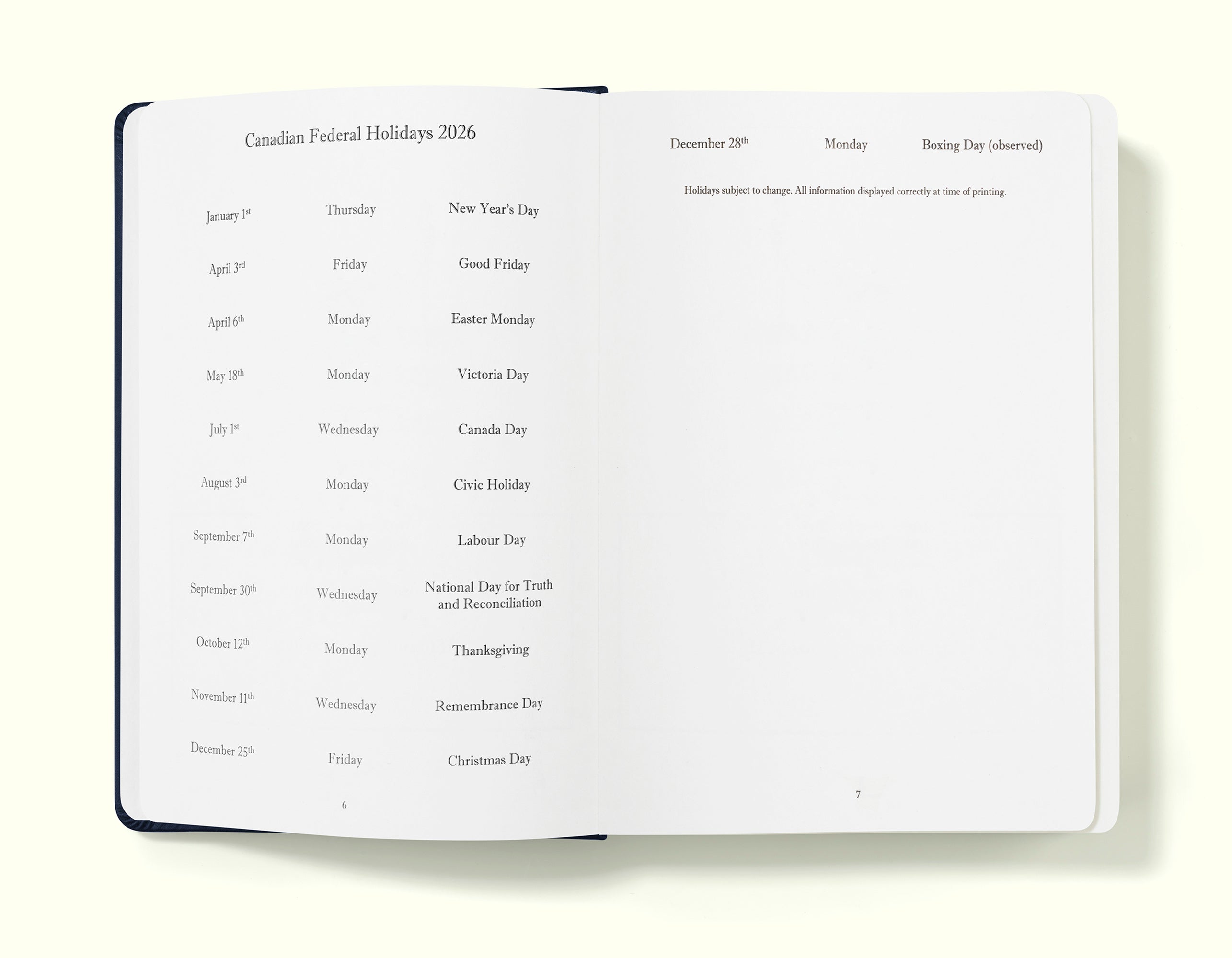The Executive Journal – Tagesplaner und Tagebuch 2025
