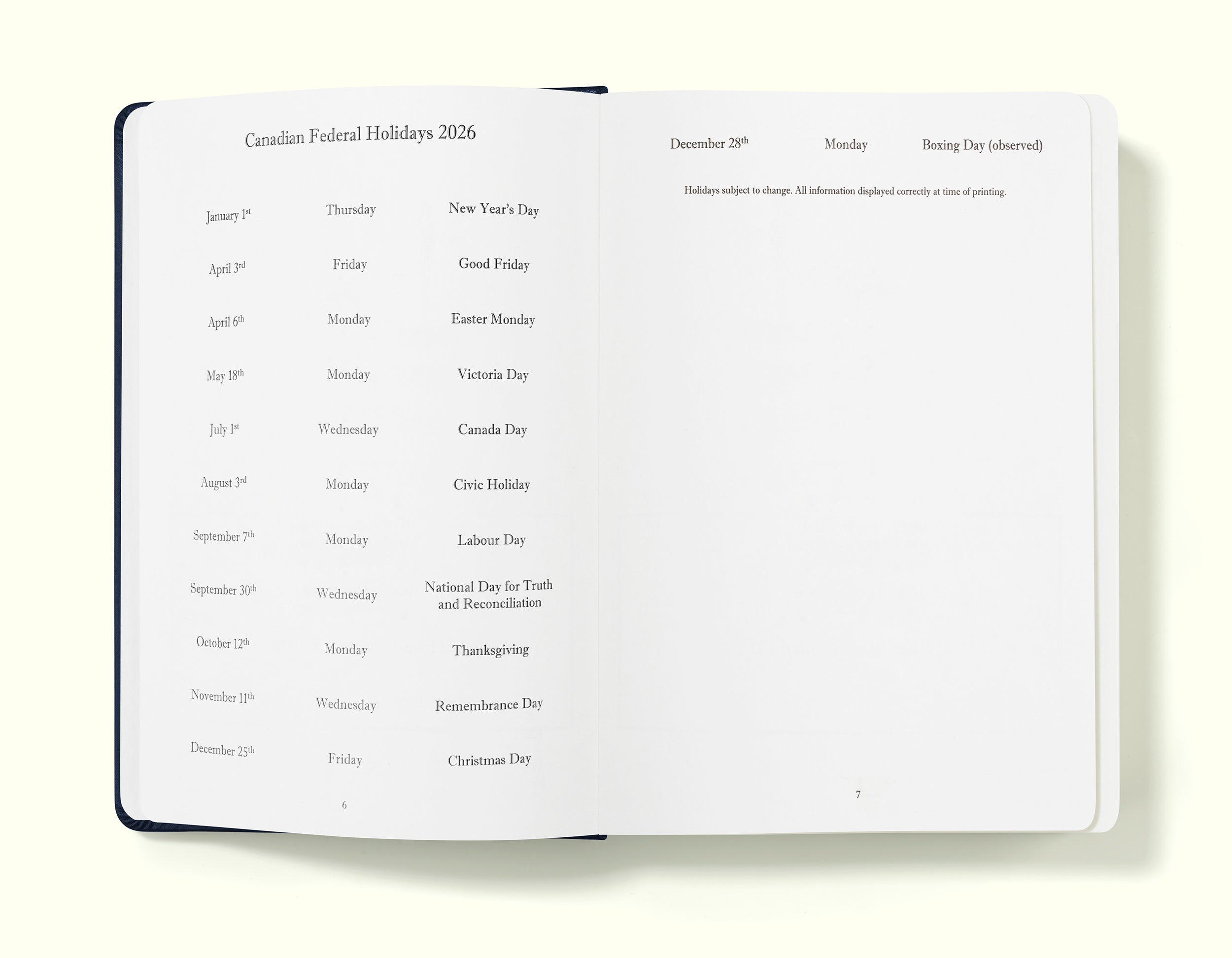 The Executive Journal – 2026 Daily Planner and Diary