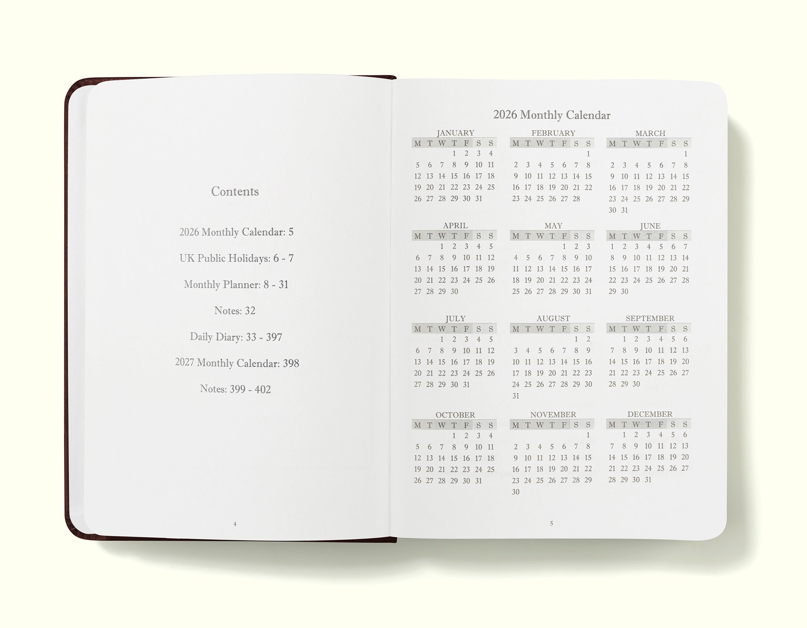The Executive Journal – 2026 Daily Planner and Diary