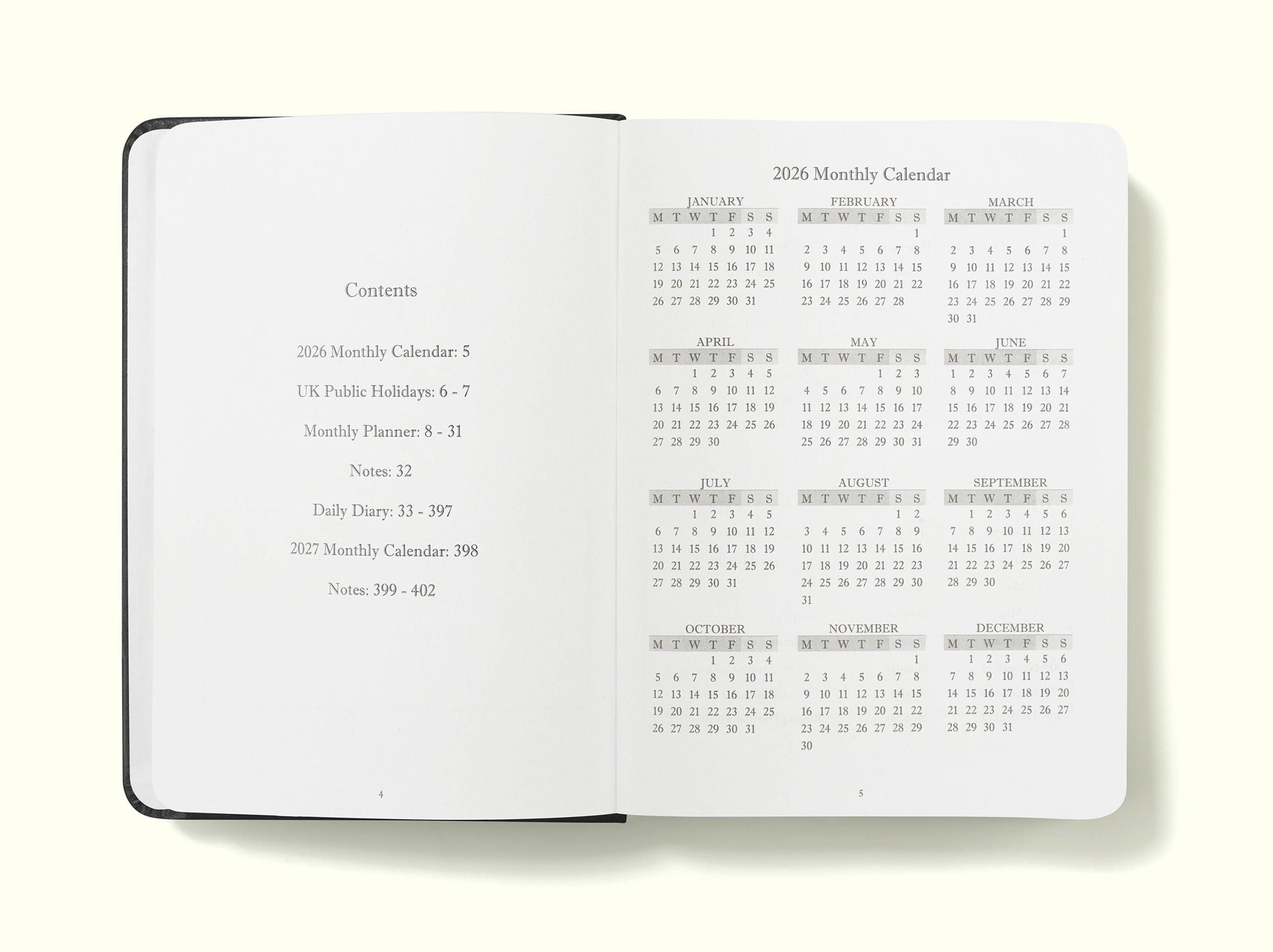 The Executive Journal – Tagesplaner und Tagebuch 2025