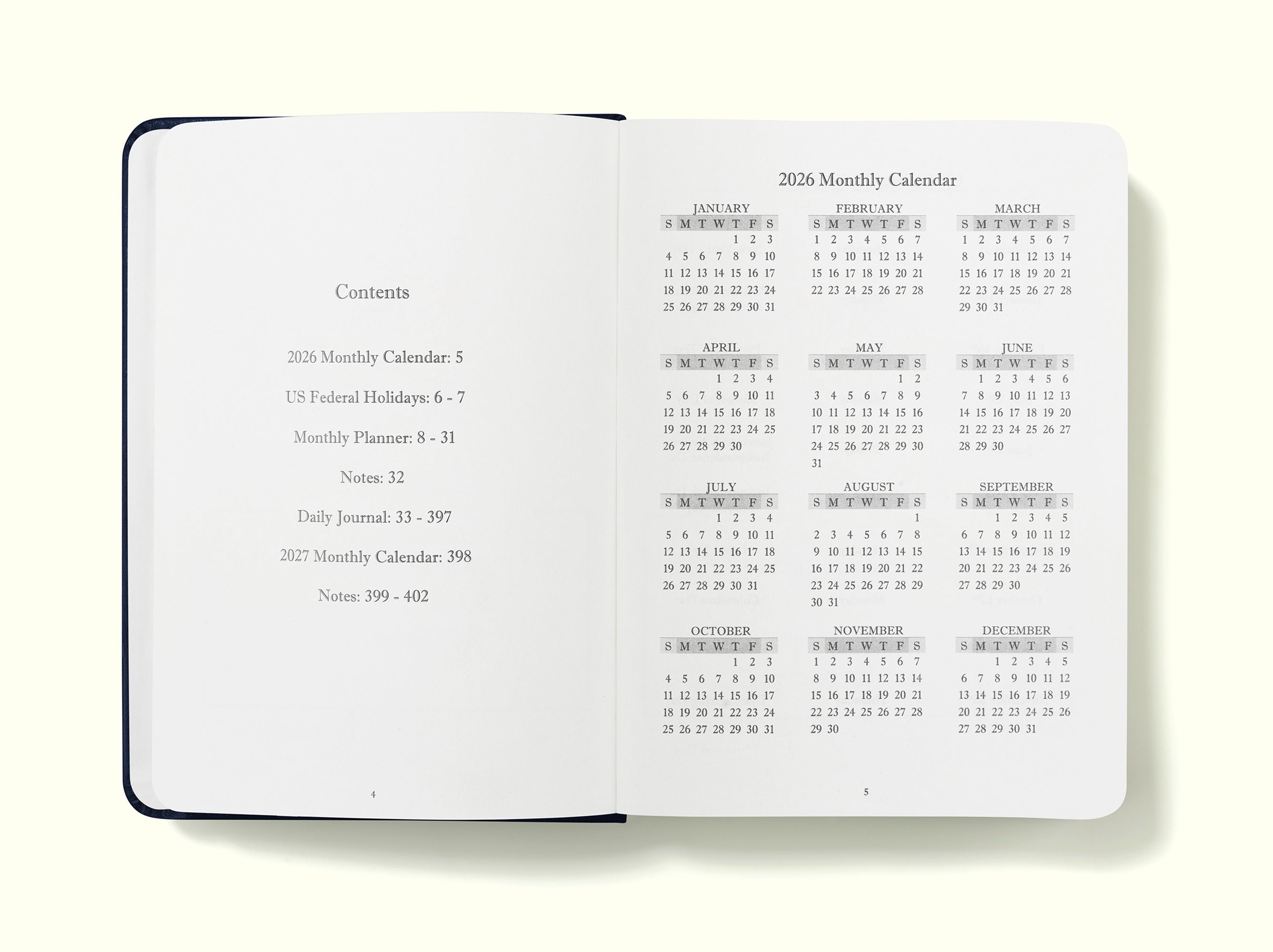 The Executive Journal – Tagesplaner und Tagebuch 2025