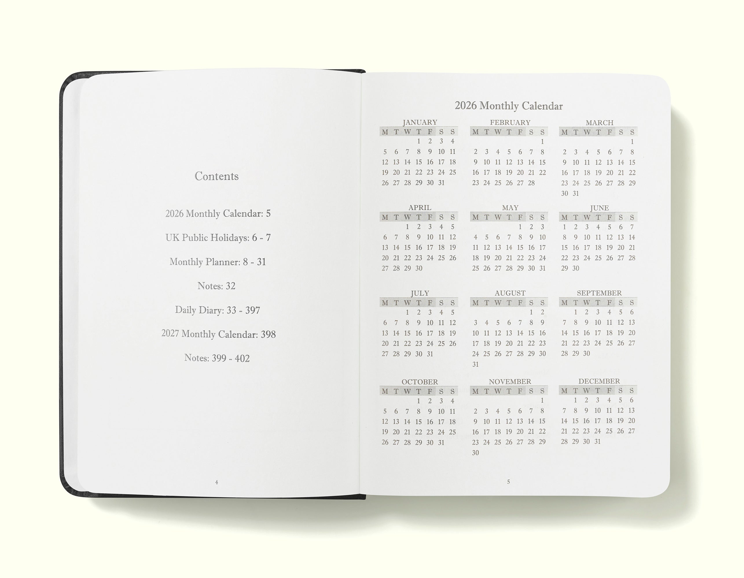 The Executive Journal – 2026 Daily Planner and Diary