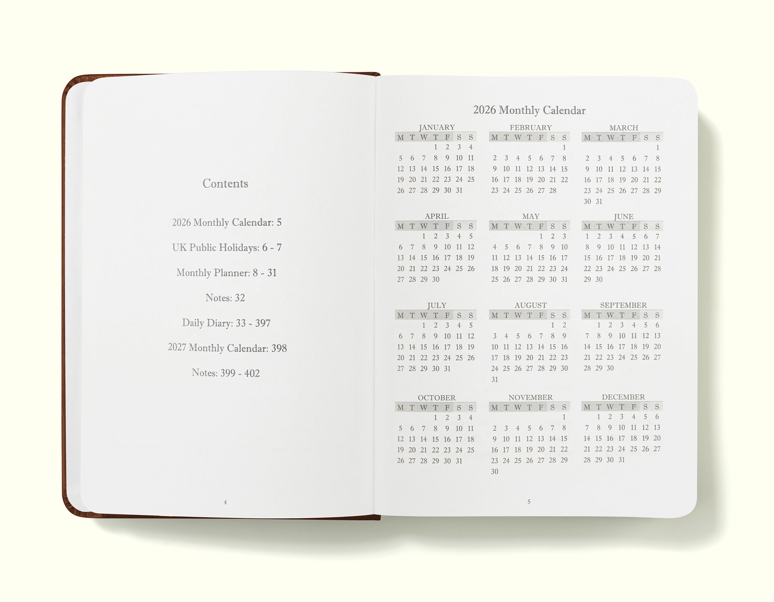 The Executive Journal – 2026 Daily Planner and Diary